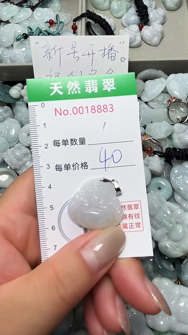 翡翠未镶嵌吊坠(不含链)8883