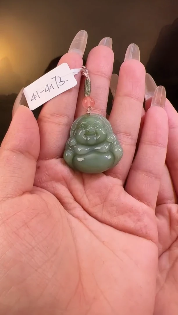 【闪购商品】和田玉颈饰未镶嵌佛公4173
