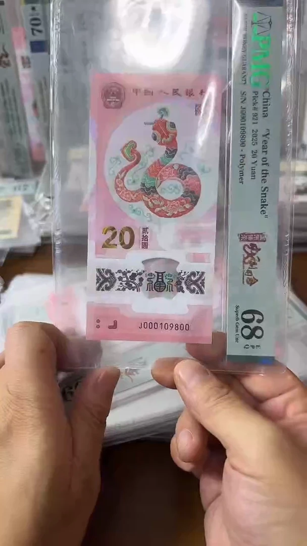 塑料000109800蛇钞