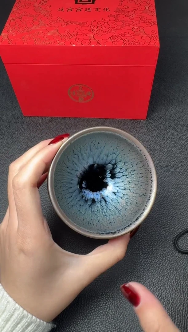 【闪购商品】茶盏建盏故事吴立勇故宫款113