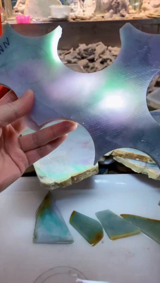 翡翠未镶嵌颈饰0朗0翡翠珠宝 665