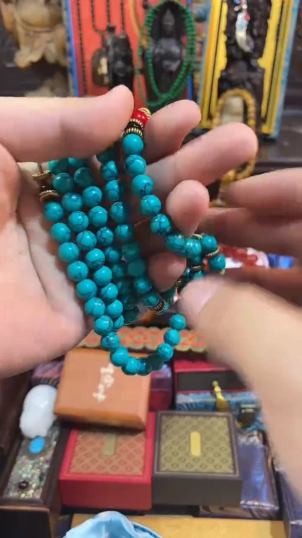 未镶嵌蓝珀手串旭升文玩精选1