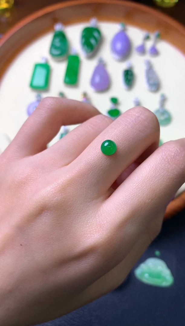 【闪购商品】定制翡翠未镶嵌裸石（镶嵌定制）