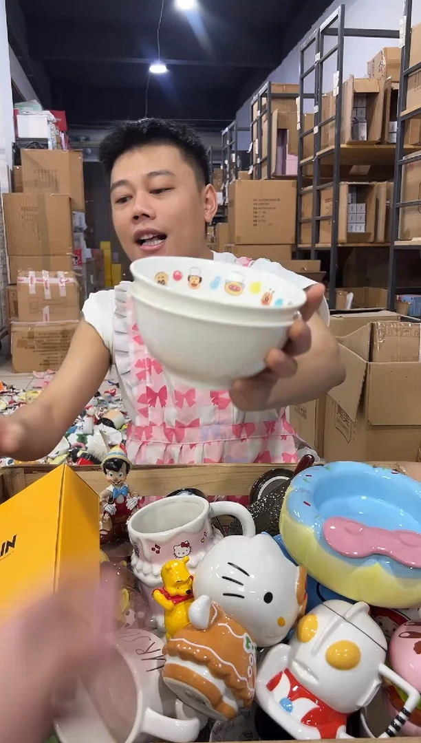瓷片面包超人大碗2件套