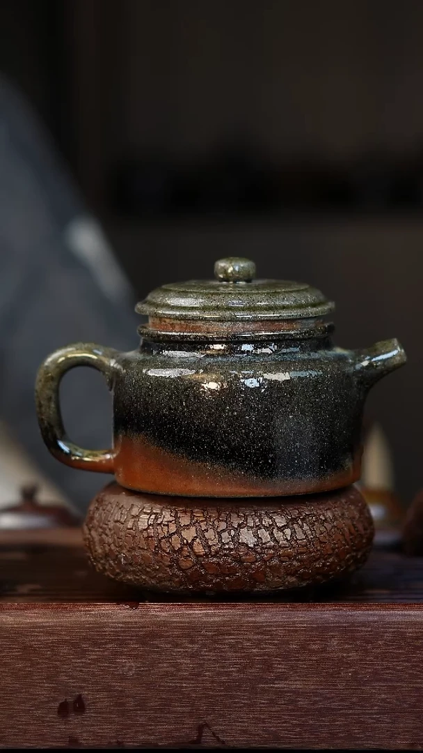 茶壶紫砂瀚****9瑕疵柴烧德钟