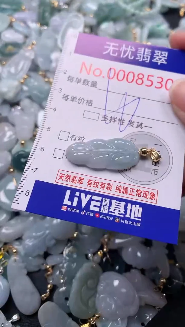 吊坠(不含链)未镶嵌翡翠8530
