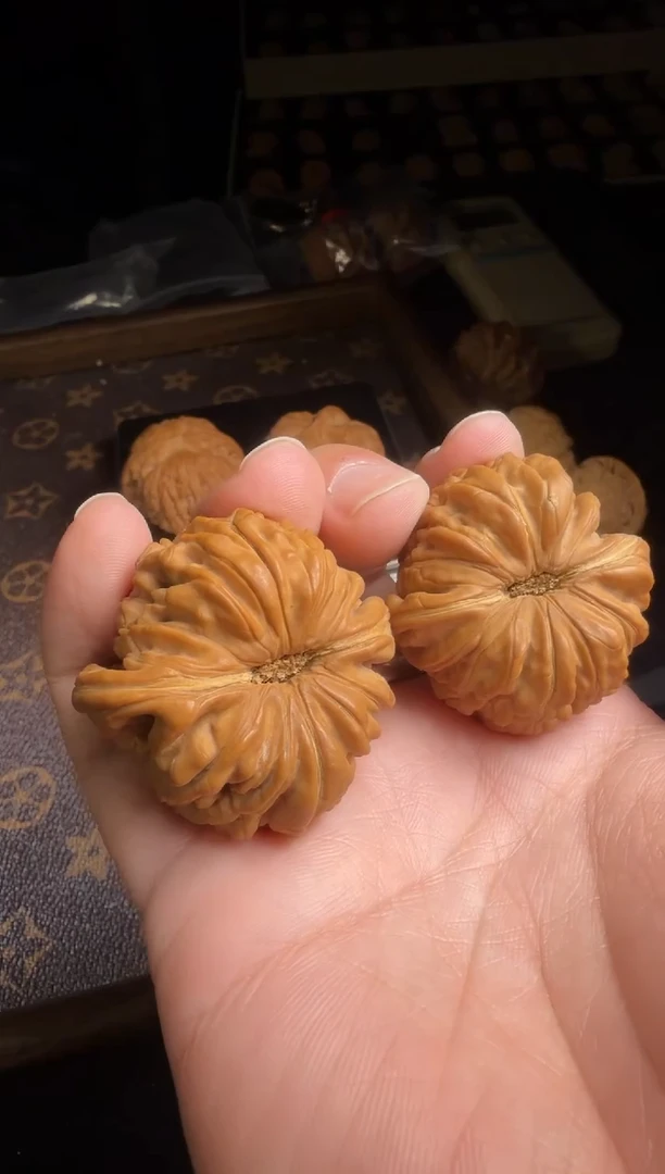 吊坠文玩核桃43尺全品拱桥楼头货对