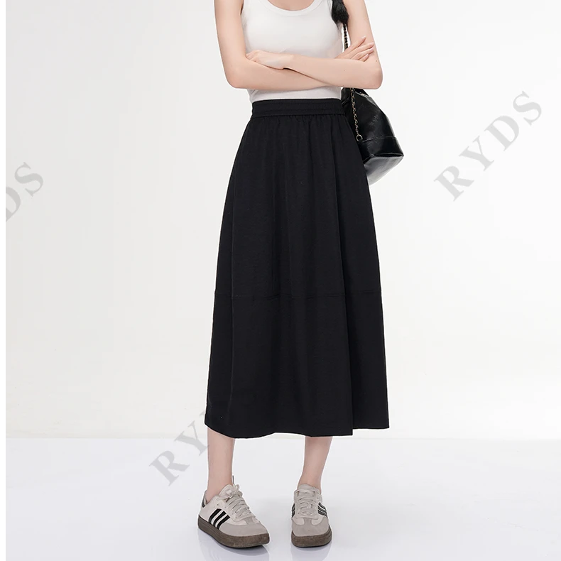 舒尔特工艺夏款高级感别致韩系会呼吸的花苞裙防晒半身裙带口袋