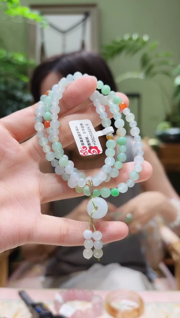 颈饰未镶嵌翡翠翡翠多宝项链H0824-8多样性发货