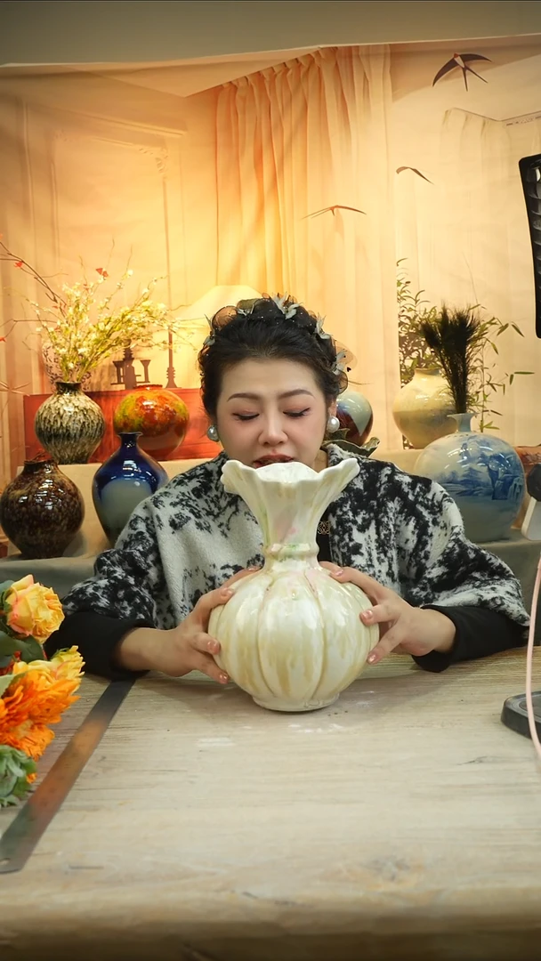高 26 口 14 陶瓷花瓶花器