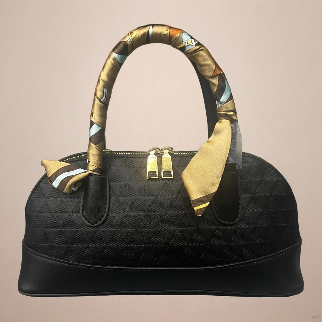 甜美风中古单根韩式手工肩包大号蝴蝶结手提包