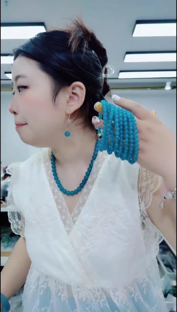 玛瑙/玉髓颈饰合金2120小手串