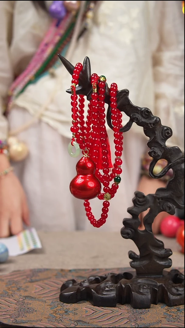 072玖澄文创漆艺葫芦国风配饰葫芦系列