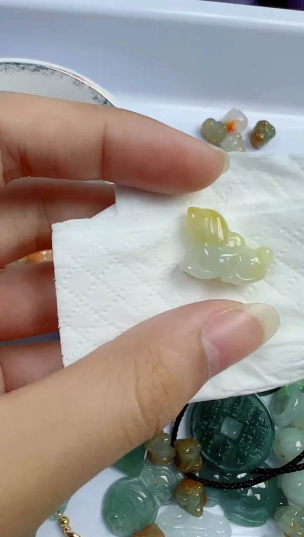 散珠翡翠爆****~110号链接，A货翡翠