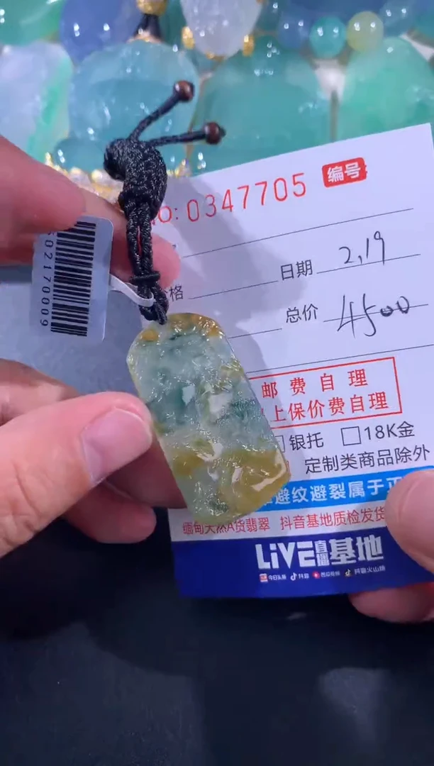【闪购商品】翡翠颈饰未镶嵌天然A货翡翠