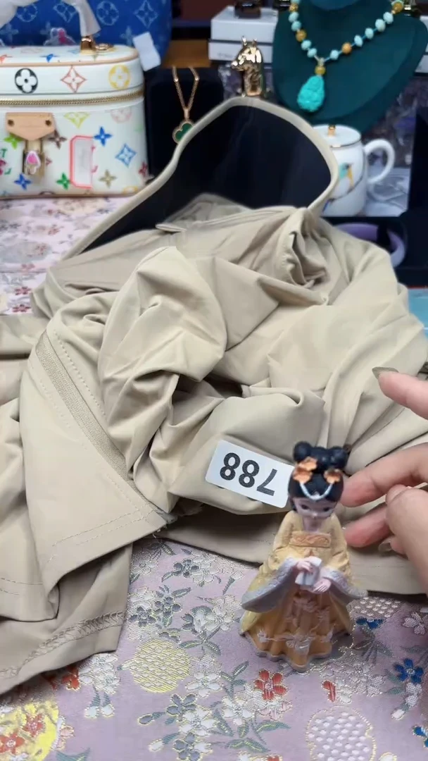 瓷片陶茶666文玩周边多人防晒咖色xl