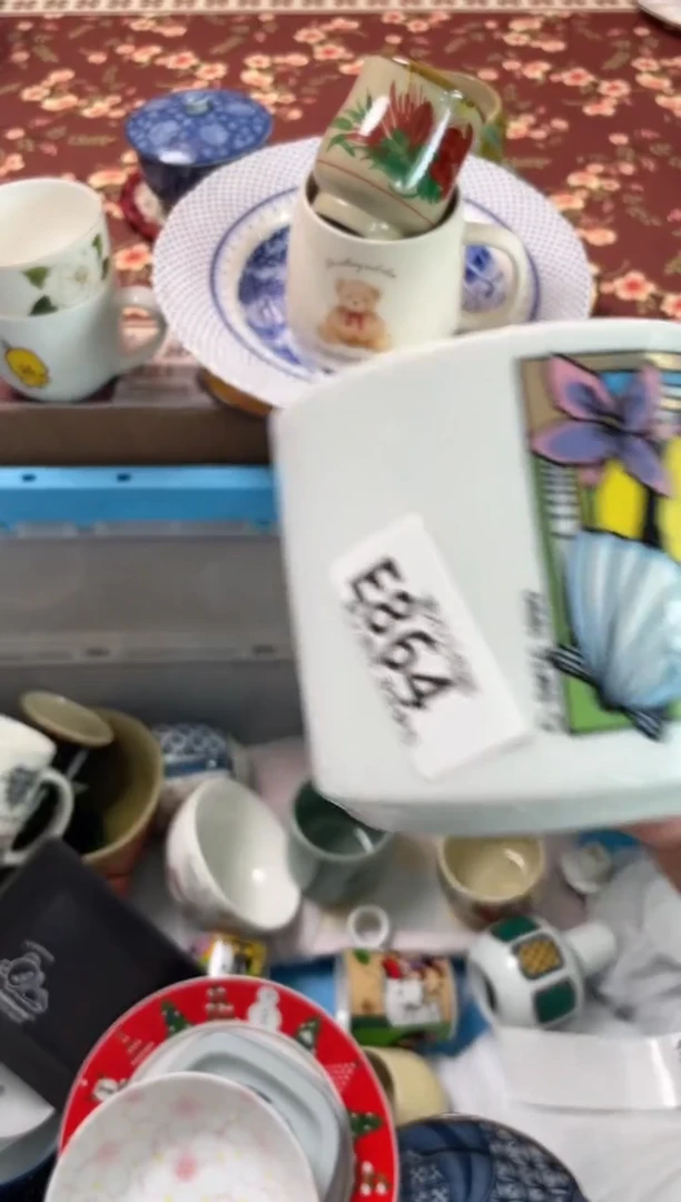 瓷片大*子瓷器瓷器E864