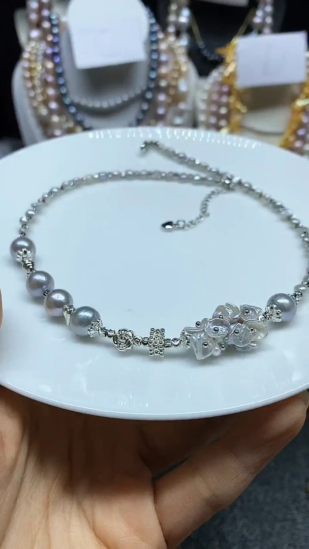 【闪购商品】淡水珍珠颈饰未镶嵌多人