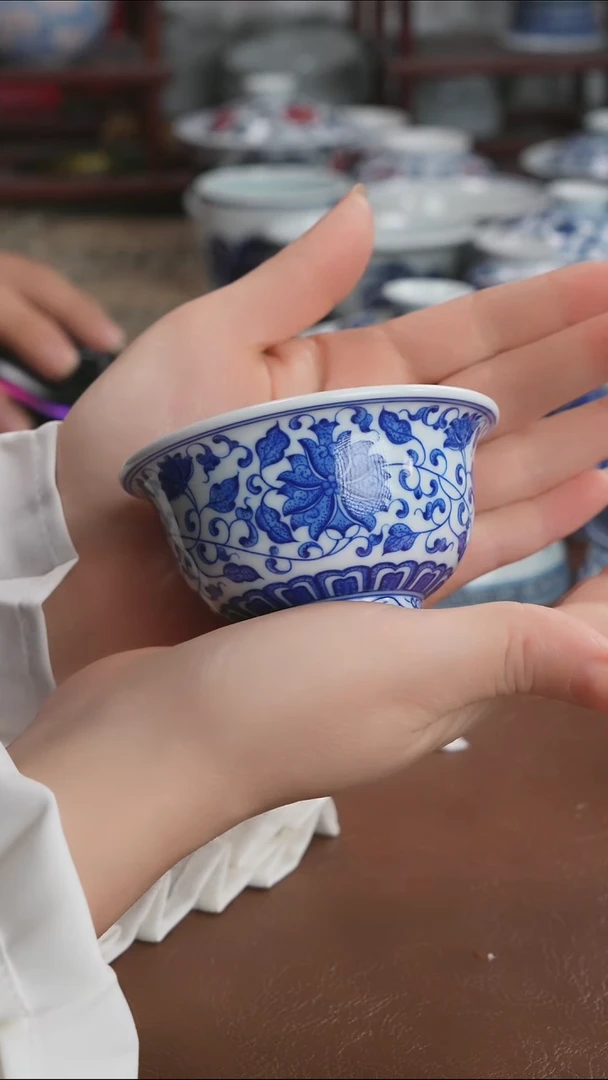 景德镇高端茶器墨奈手绘茶器