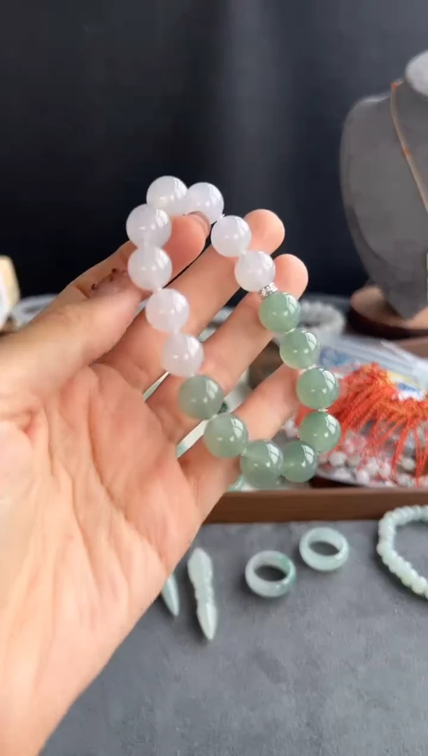 未镶嵌手串翡翠209买断