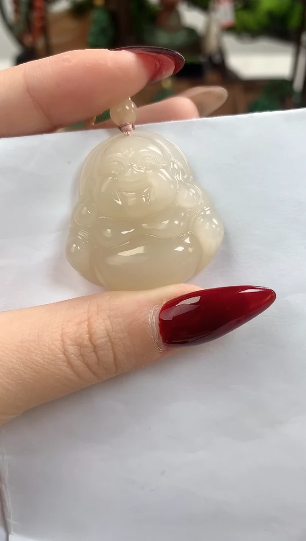 【闪购商品】和田玉颈饰未镶嵌吊坠35mm