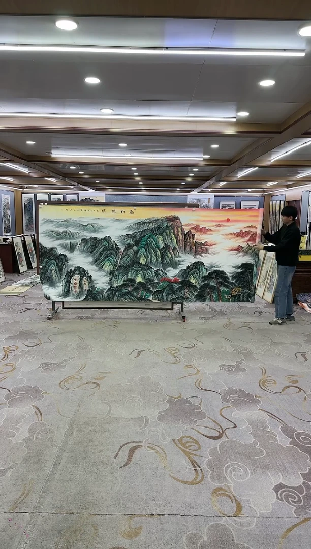 绘画Y-王红兵-大丈二-山水画