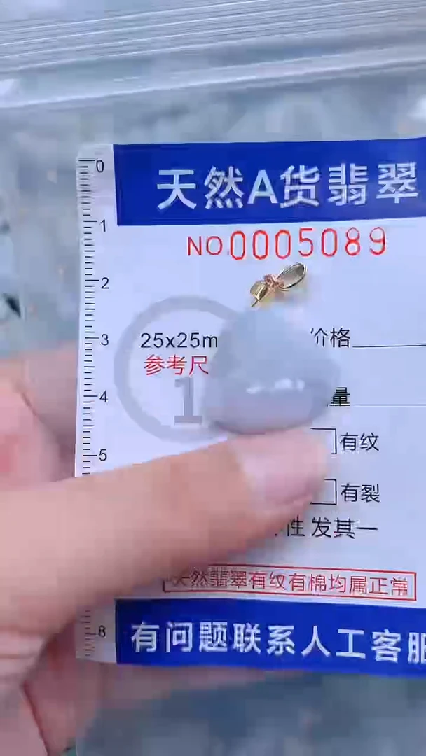 翡翠未镶嵌吊坠(不含链)1