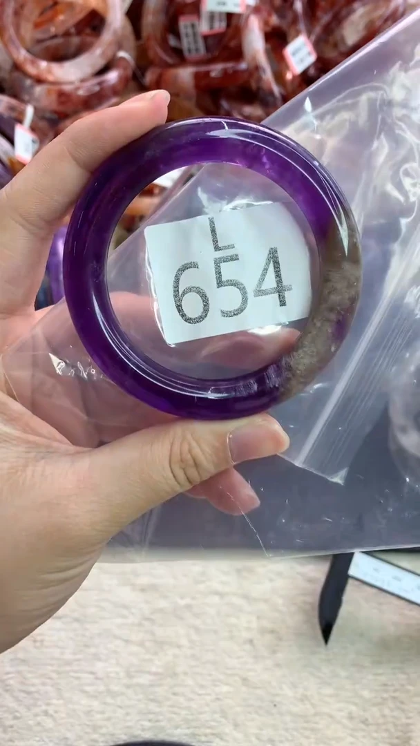 未镶嵌手镯水晶L654-52
