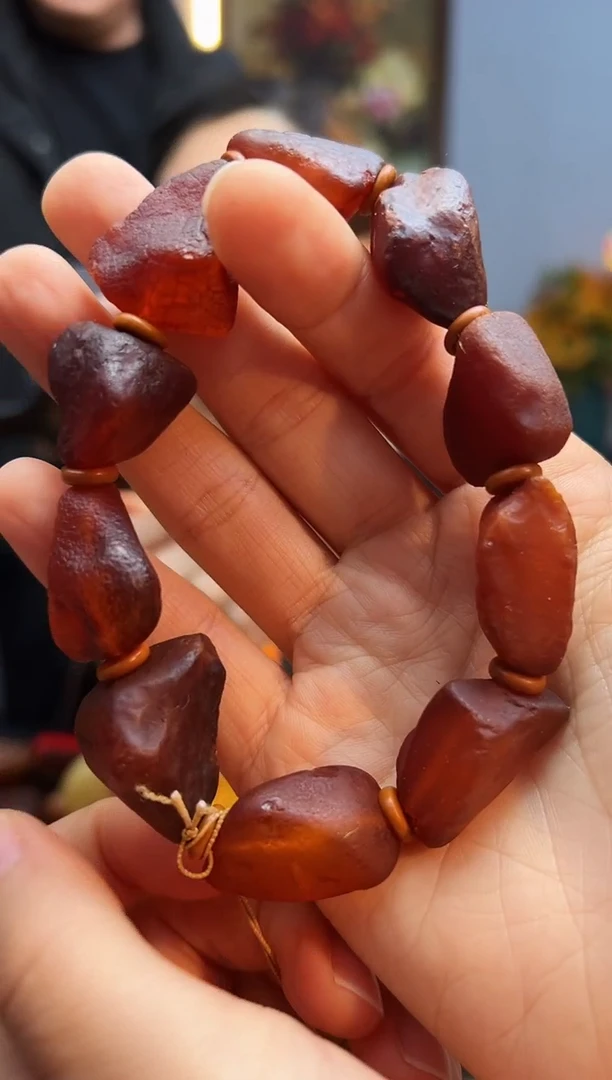 手链琥珀未镶嵌手串