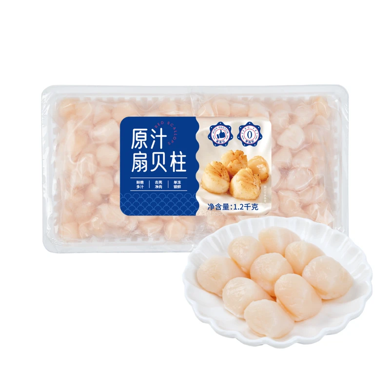 原汁扇贝柱1.2kg火锅食材