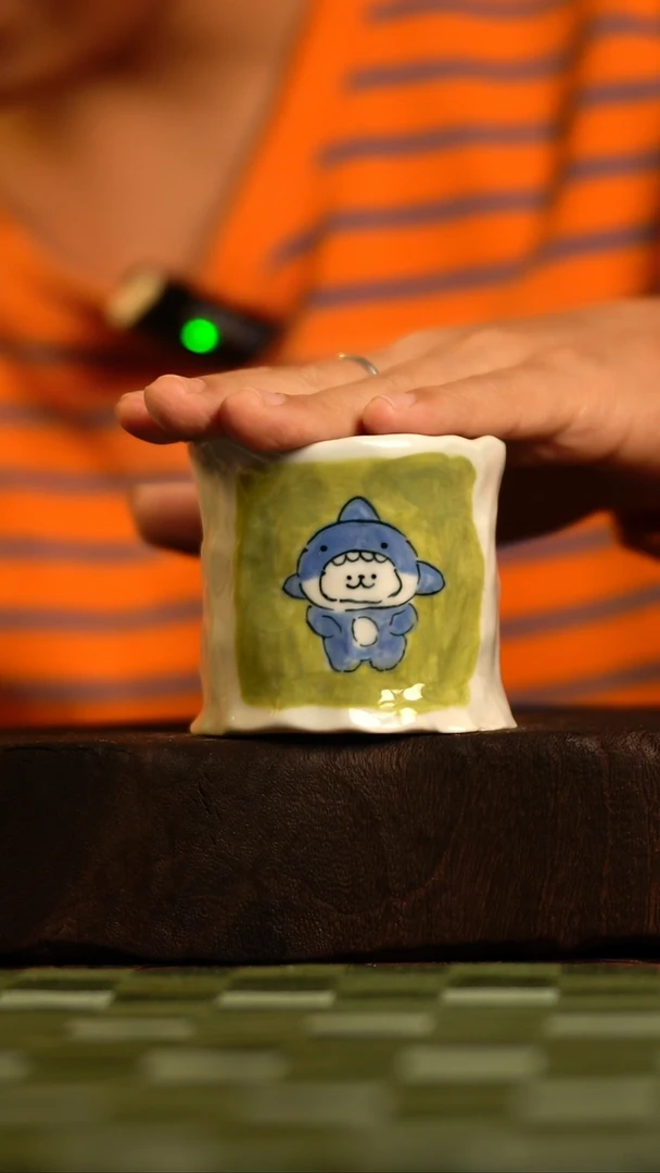 【闪购商品】清尘器物手工手绘瓷器