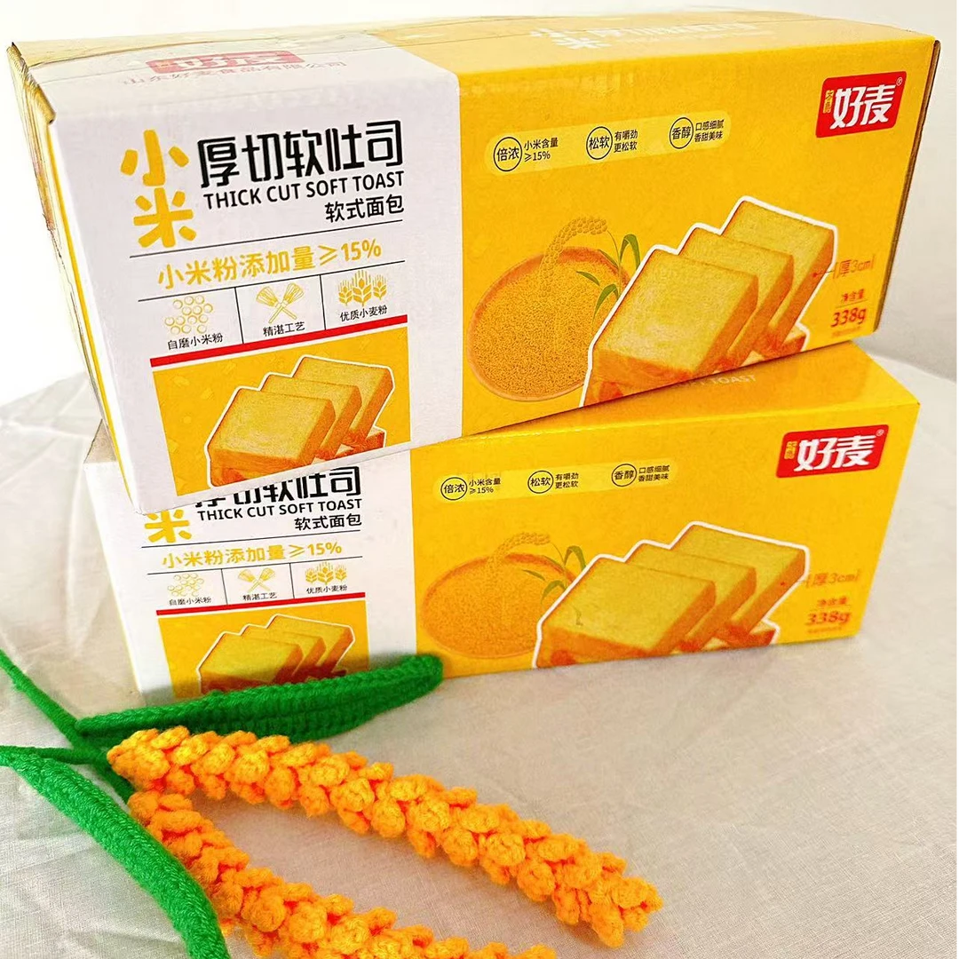 齐鲁好麦厚切软吐司面包4种口味整箱早餐选对吐司一天快乐起飞