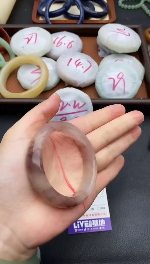 未镶嵌手镯石英质玉294+52/53