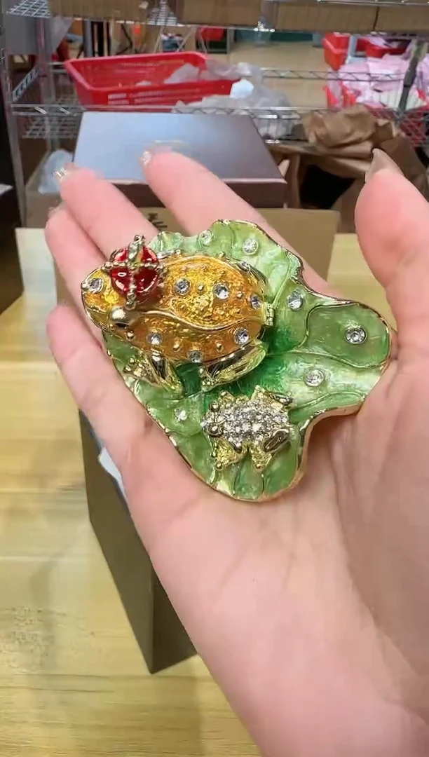 【闪购商品】茶宠珐琅首饰盒摆件AD101