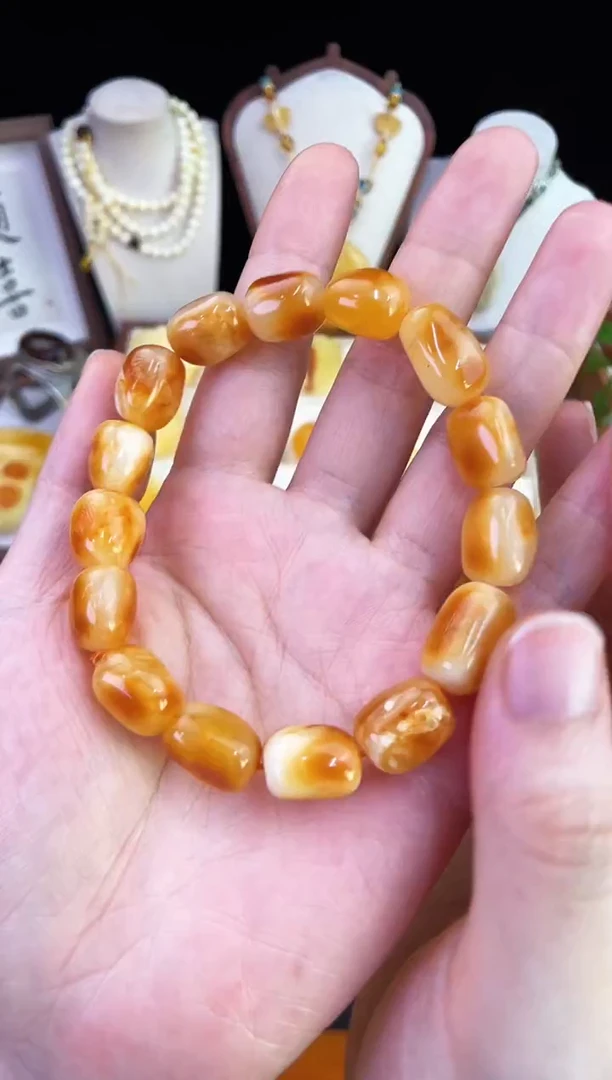 琥珀未镶嵌珠宝奇石柒月