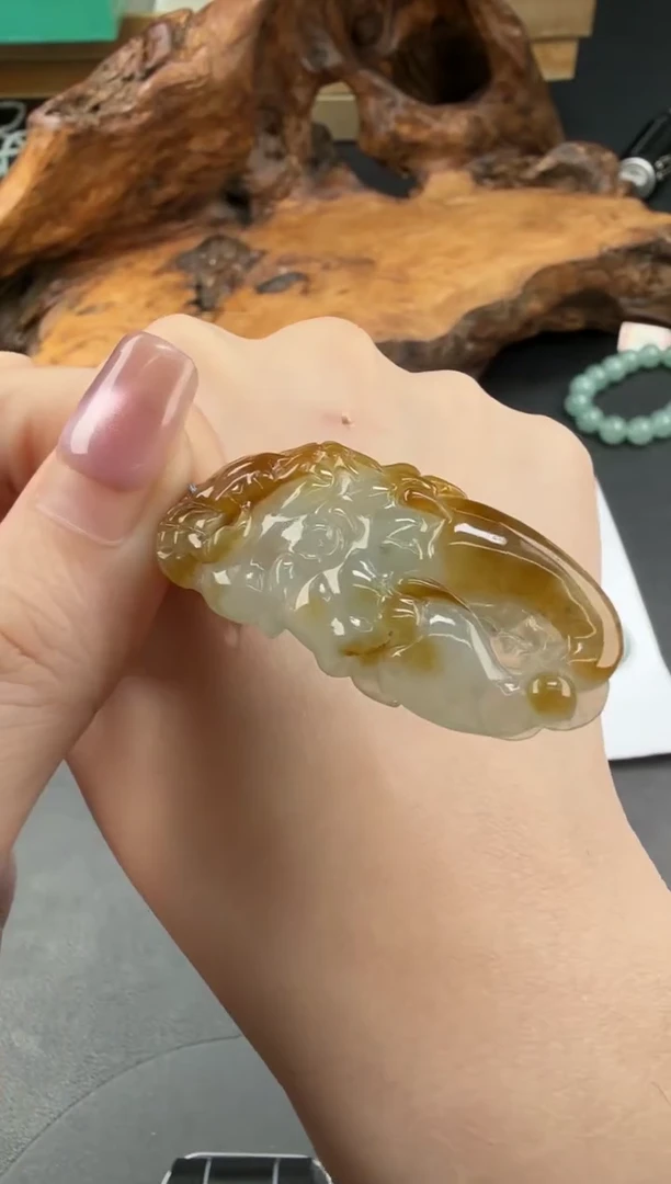 吊坠(不含链)未镶嵌翡翠翡翠饰品-219