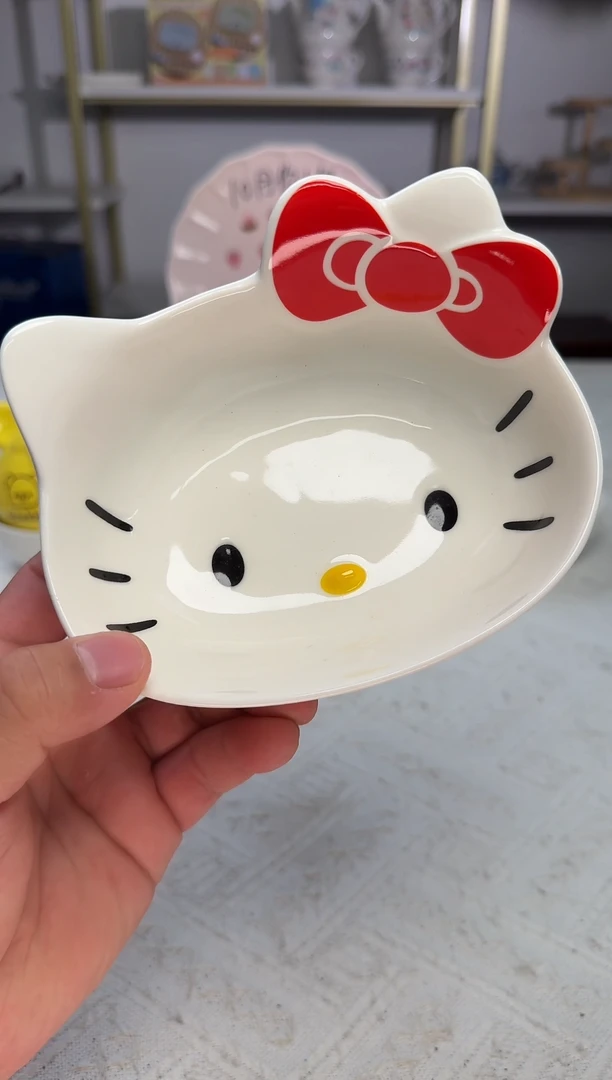 瓷片可爱卡通陶瓷餐具