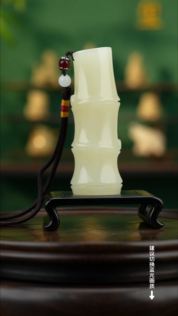 玉【节节高升】天然玉石手把件