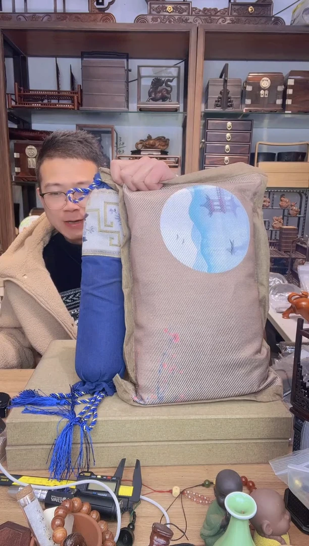 【闪购商品】乌木类书架949黄花梨颈椎枕+双面枕  2套