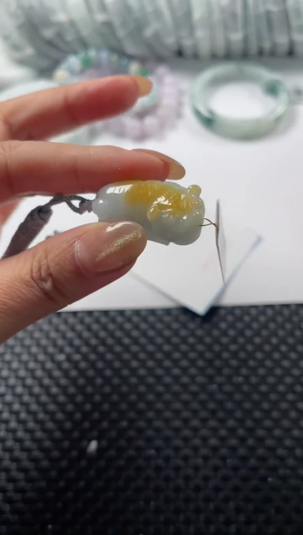 颈饰未镶嵌翡翠9841 老虎