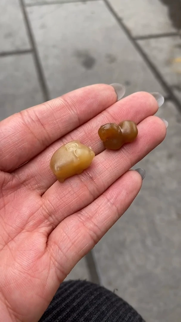 未镶嵌和田玉挂件蜷****?小萌宠2个（代购不-退-换）