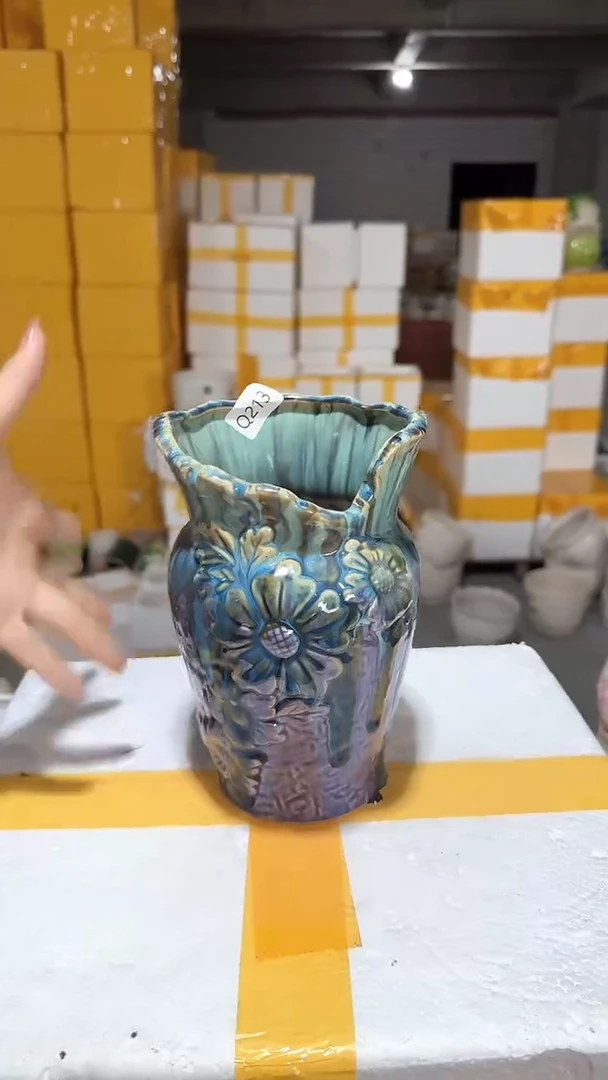 高温陶瓷花盆+E22