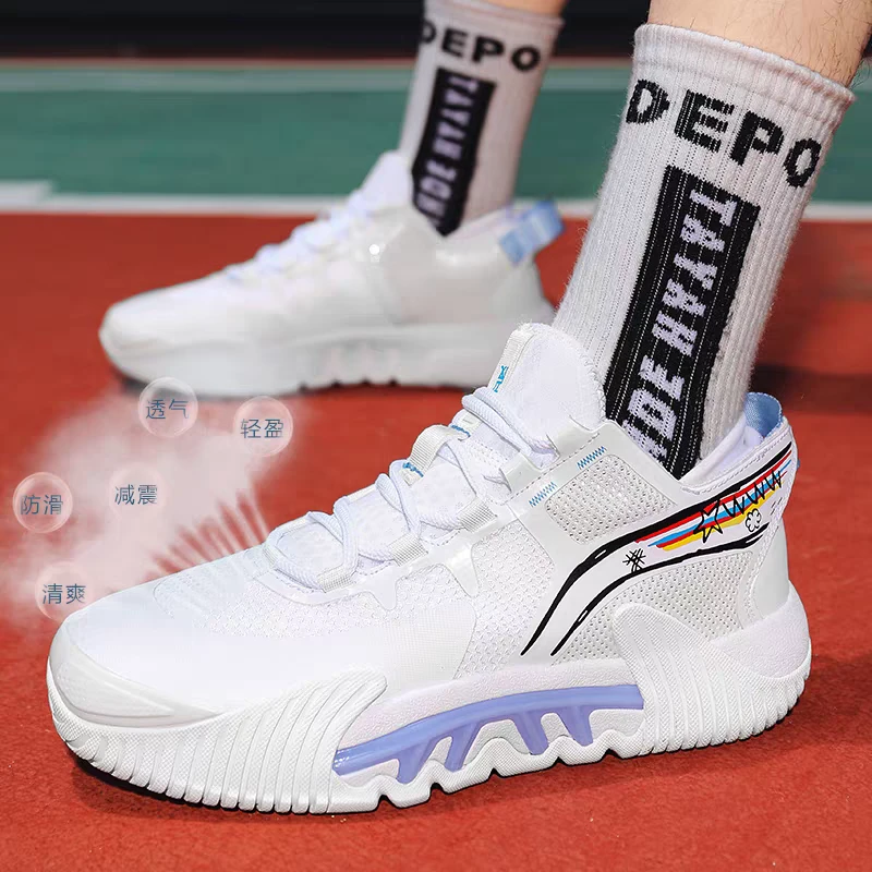 2212驷跑实战低帮网面缓震防滑耐磨潮鞋摩擦有声默认微瑕介意勿拍