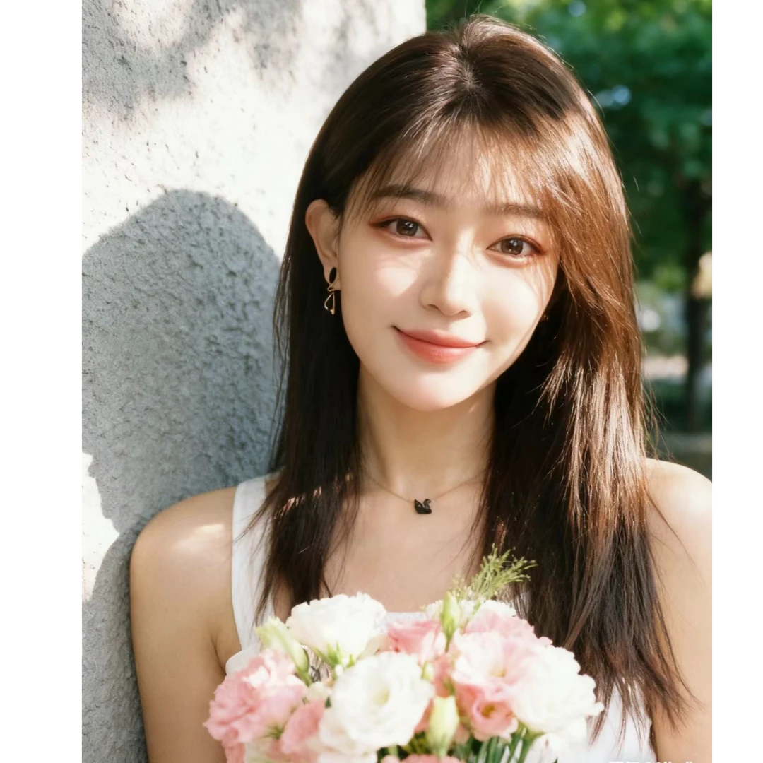 40cm手织蕾丝仿真大头皮新款锁骨发全真发全头套钩织透气