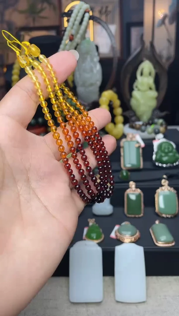 【闪购商品】琥珀手链未镶嵌手串多样性发其一