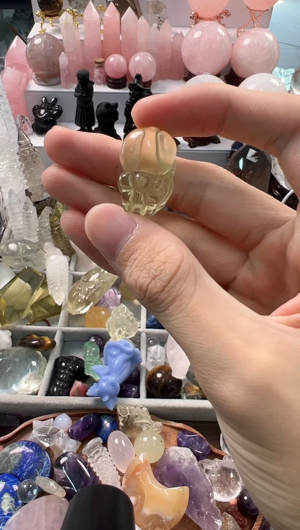 未镶嵌珠宝半成品水晶M302 约2.5cm