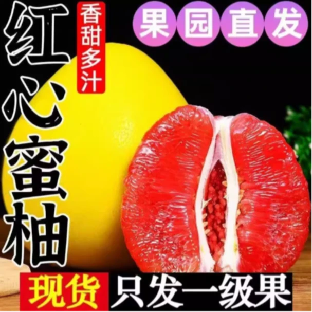 XDX 福建多仓发货红心柚子新鲜水果当季现摘密柚红肉柚子超甜薄皮