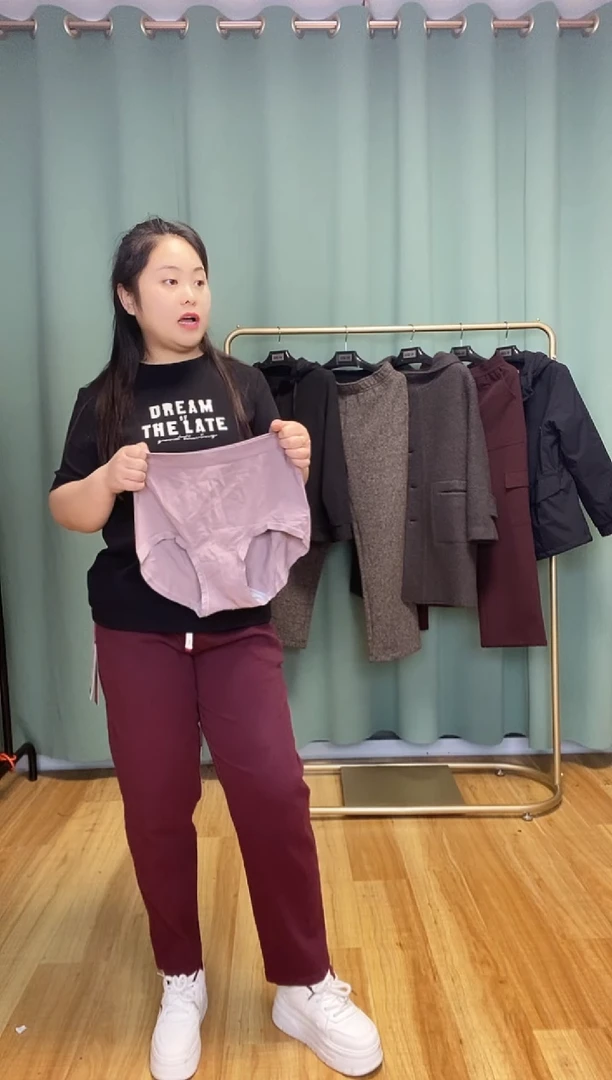 胖人坊大码女装2022-764 紫灰