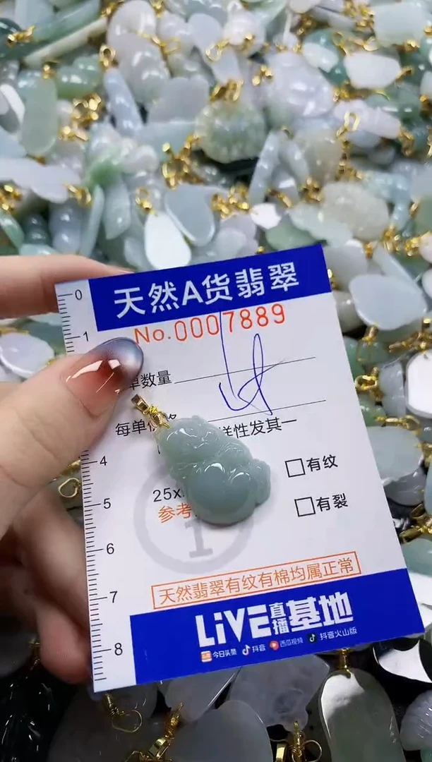 颈饰未镶嵌翡翠天然A货翡翠