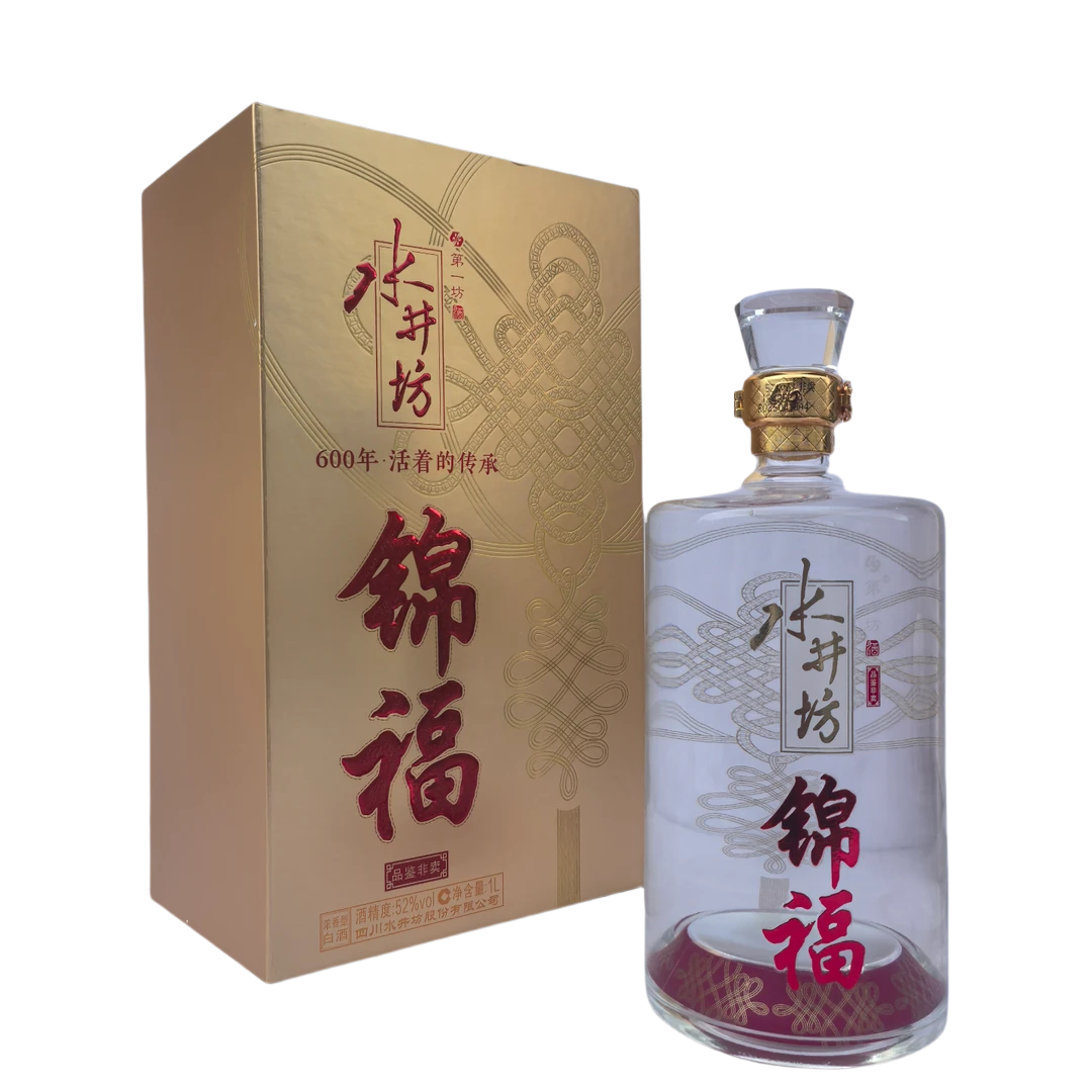 水井坊 第一坊酒锦福 （非卖品鉴） 摆柜自饮浓香型白酒52度1L